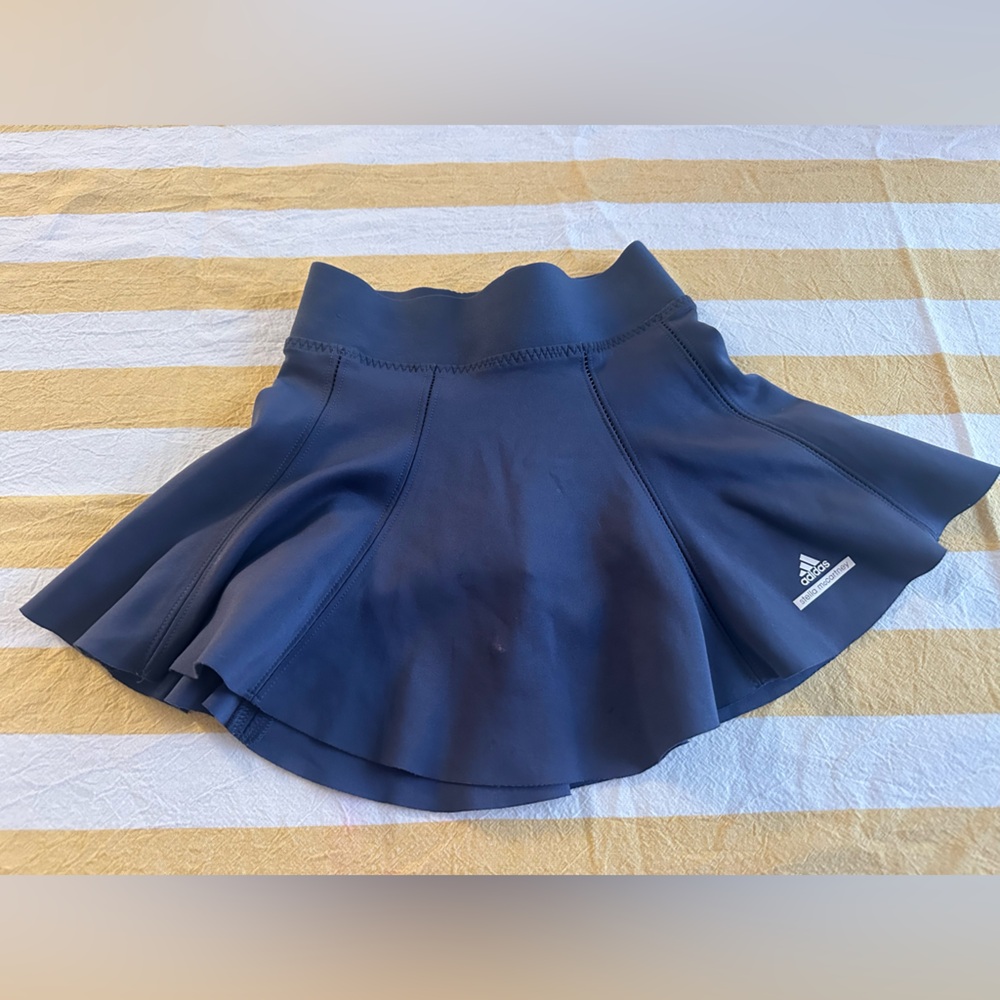 Adidas Stella McCartney Girls Skirt Size XS Navy Blue Tennis